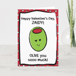 Tarjeta el día de San Valentín para Zaidy