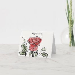 Tarjeta El día de San Valentín personalizada