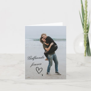 Tarjeta el día de San Valentín - Playa Girlfriend 