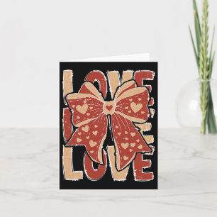 Tarjeta El día de San Valentín retro Love Heart Coquette B