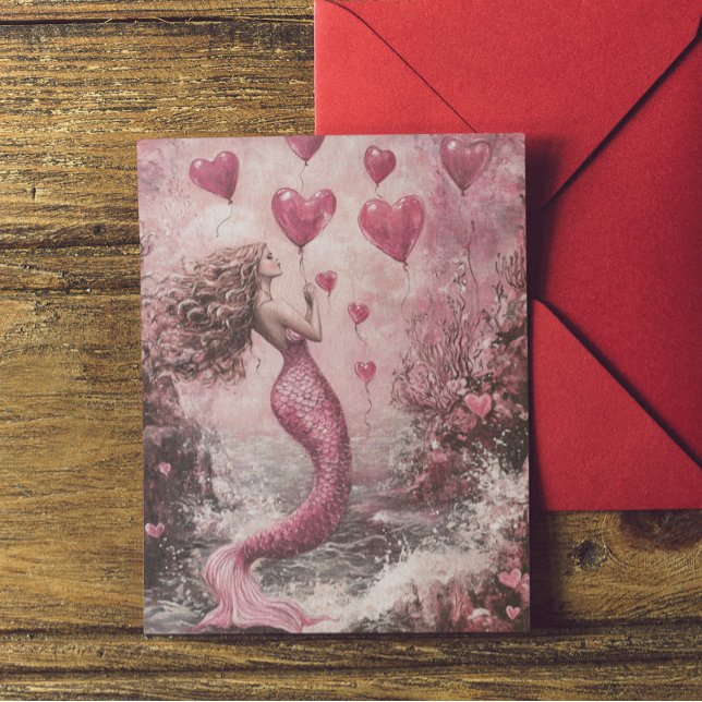 Tarjeta El día de San Valentín Rosa de Sirena (Subido por el creador)