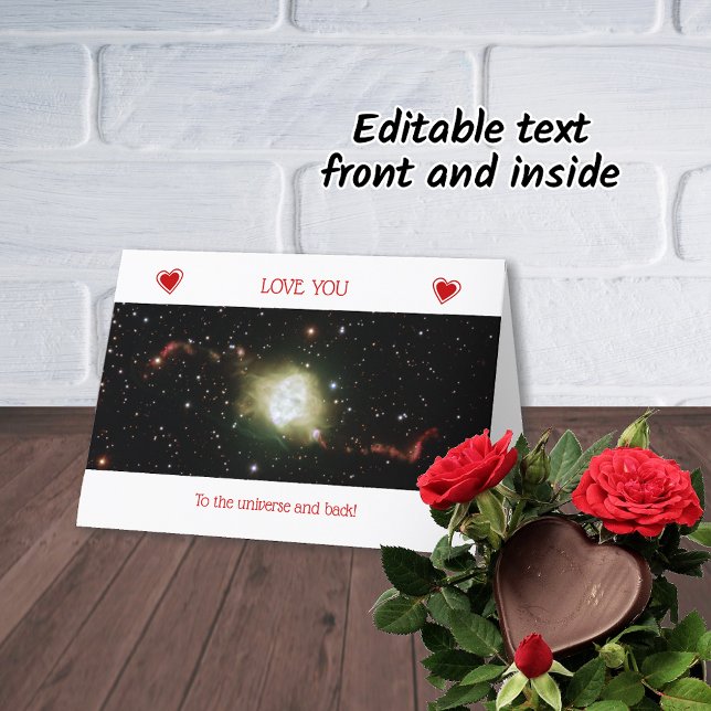 Tarjeta El día de San Valentín su astronomía fleming de la (Subido por el creador)