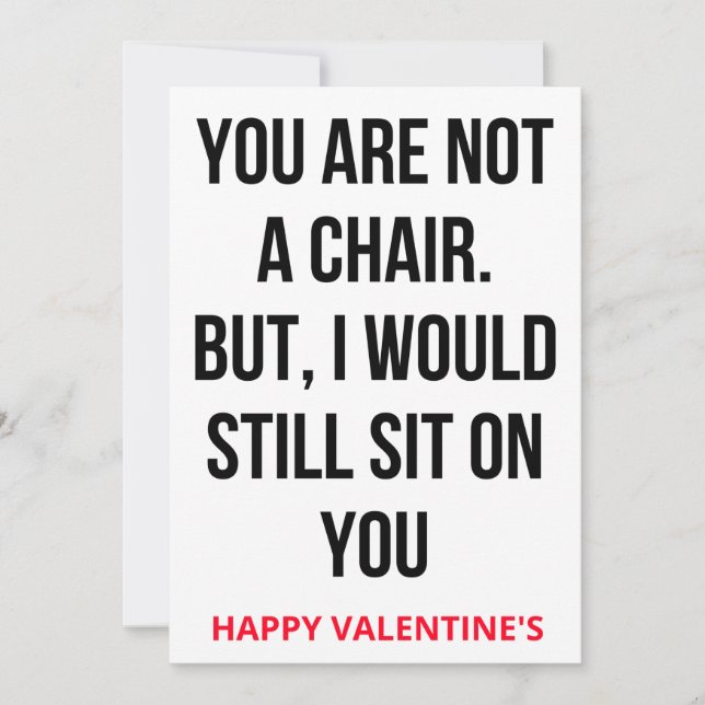Tarjeta El día de San Valentín traviesa (Anverso)