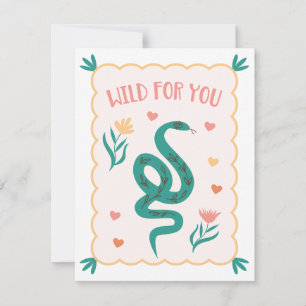 Tarjeta El día de San Valentín "Wild For You"