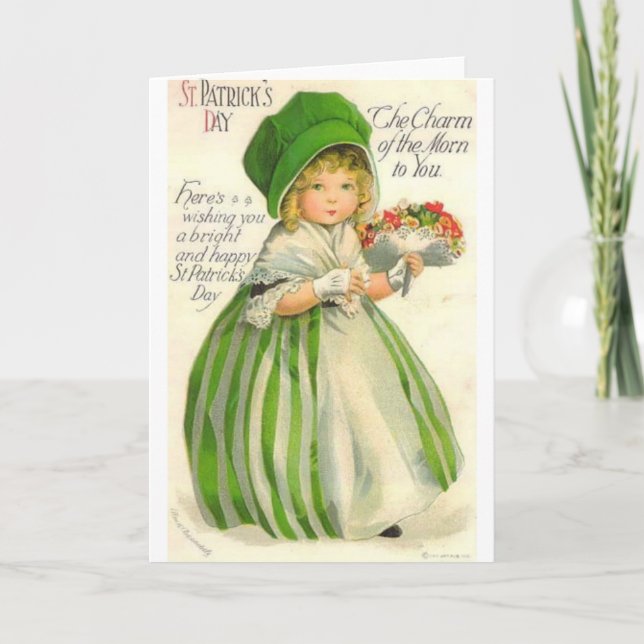 Tarjeta El día de St Patrick (Anverso)