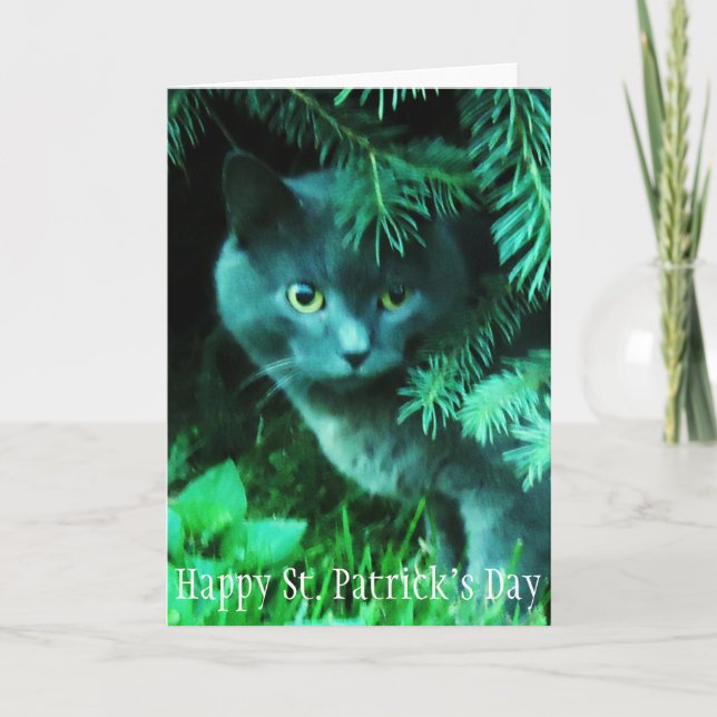 Tarjeta El día de St Patrick feliz (Anverso)