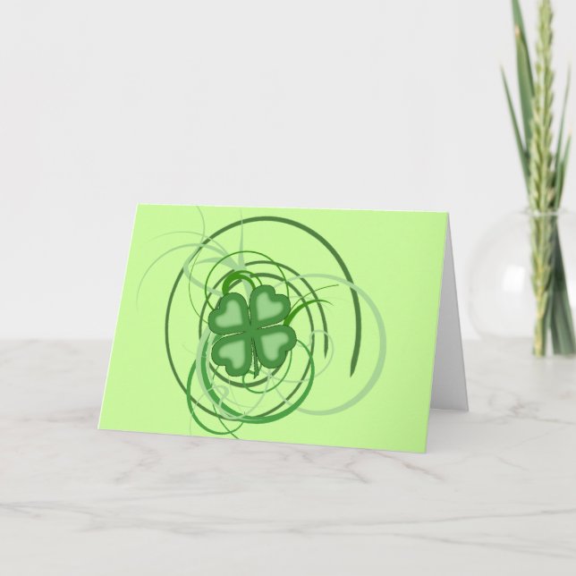 Tarjeta El día de St Patrick feliz (Anverso)