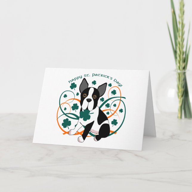 Tarjeta El día de St Patrick feliz (Anverso)