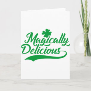 Tarjeta El día de St Patrick mágico delicioso