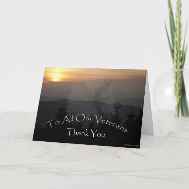 Tarjeta El día de veterano (Anverso)