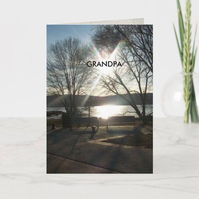 Tarjeta El día del abuelo (Anverso)