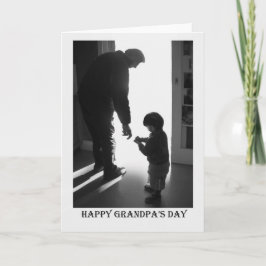 Tarjeta El día del abuelo feliz