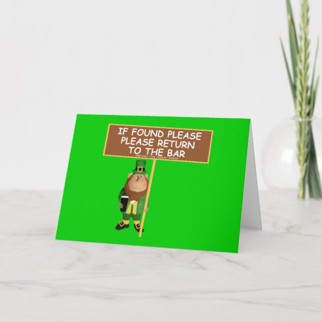 Tarjeta El día del arroz divertido del St (Anverso)