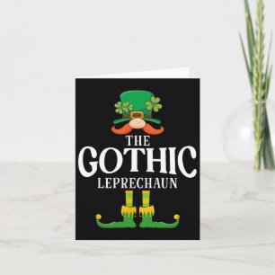 Tarjeta El Día del Leprechaun Gótico St Patricks