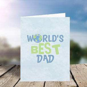 Tarjeta El Día del Padre cita al mejor padre moderno del m