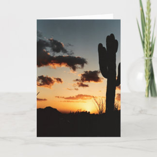 Tarjeta El Día del Padre con la Imagen Sunet de Arizona