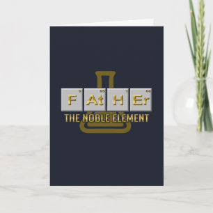 Tarjeta El Día del Padre El Noble Elemento El Día Del Padr