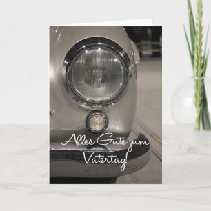 Tarjeta el día del padre feliz de alemania