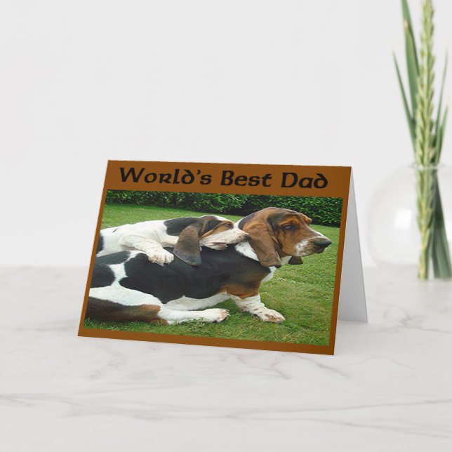Tarjeta El Día del Padre hiere al mejor padre del mundo (Anverso)