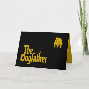 Tarjeta El Día del Padre The Dogfather Recoge Caca Perro P