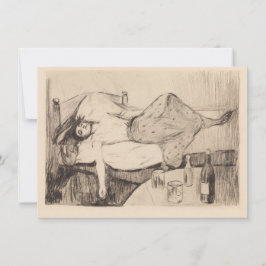 Tarjeta El Día Después (por Edvard Munch)