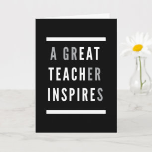 Tarjeta El Día Internacional del Profesorado inspira la en