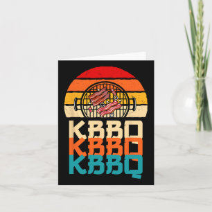 Tarjeta El Diseño Bbq Coreano De Galbi Y Banchan Kbq