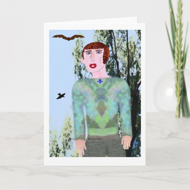 Tarjeta El diseño creativo de Bonjour LeeMarie (Anverso)