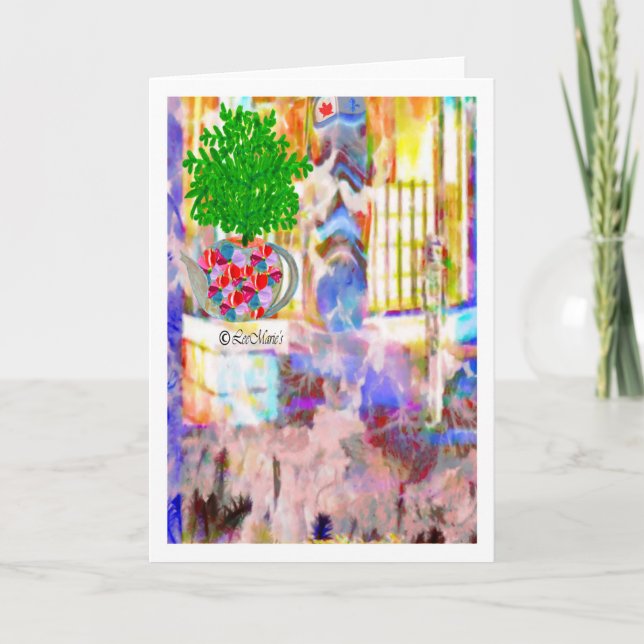 Tarjeta El diseño creativo de Street Art LeeMarie (Anverso)