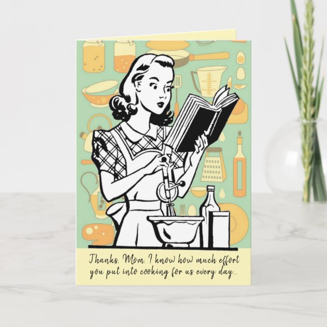 Tarjeta El divertido día de la madre de la Personalizado c (Anverso)