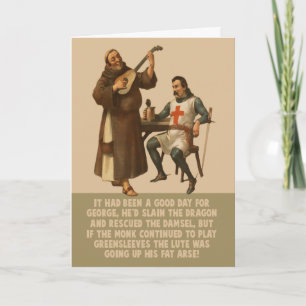 Tarjeta El divertido día de San Jorge