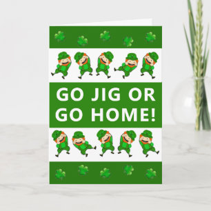 Tarjeta El divertido Día de San Patricio