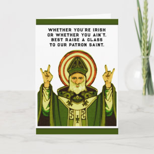 Tarjeta El divertido Día de San Patricio