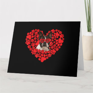 Tarjeta El divertido Día de San Valentín del Perro Terrier