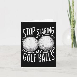 Tarjeta El divertido golf de las mujeres dice que dejen de