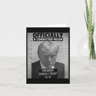 Tarjeta El Divertido Presidente Trump Es Oficialmente Un I