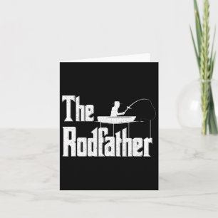 Tarjeta El divertido regalo de papá pescador de Rodfather