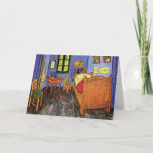 Tarjeta El dormitorio de Vincent en Arlés por Vincent van 