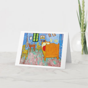 Tarjeta El dormitorio, Van Gogh