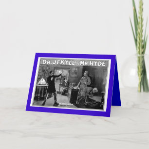 Tarjeta El Dr. Jekyll y Sr. Hyde