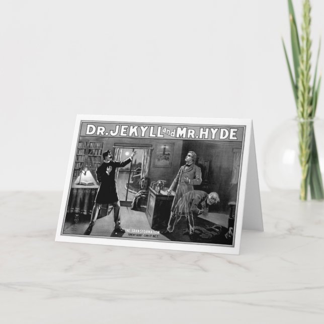 Tarjeta El Dr. Jekyll y Sr. Hyde (Anverso)