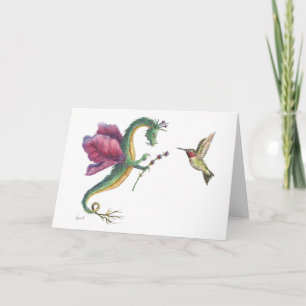 Tarjeta El dragón de lavanda