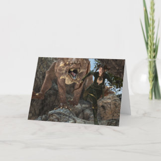 Tarjeta El dragón Lure notecard