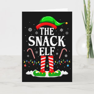 Tarjeta El Duende de la Merienda Xmas Divertido Grupo Fami