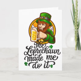 Tarjeta El duende me hizo hacerlo
