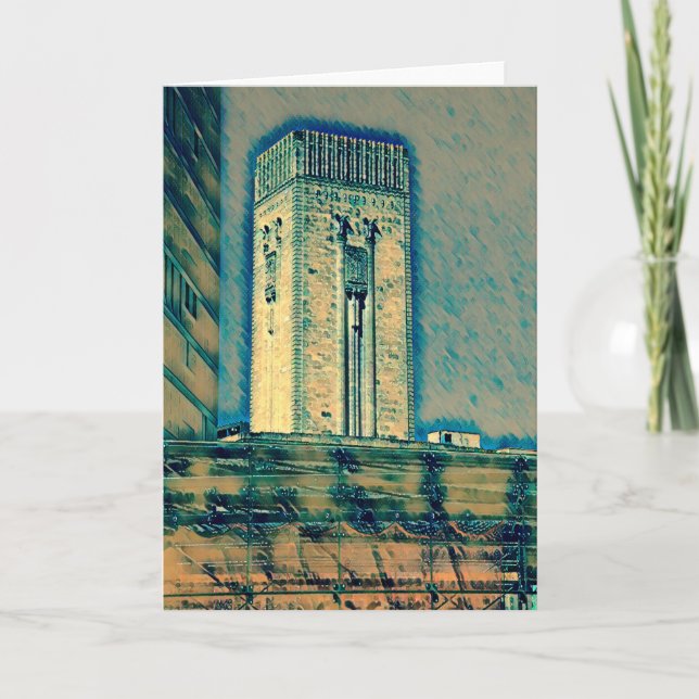 Tarjeta El eje de ventilación del túnel de la Reina (Anverso)