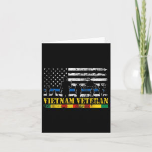 Tarjeta El ejército de Estados Unidos, Vietnam, veterano s