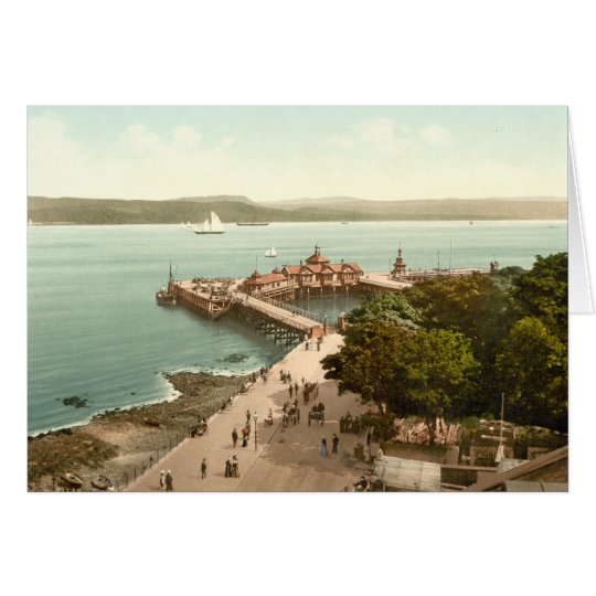 Tarjeta El embarcadero en Dunoon, Argyll y el Bute,