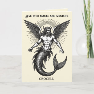 Tarjeta El Encantamiento de la Ilustración del Demonio Cro