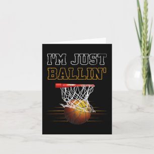 Tarjeta El equipo de entrenadores de baloncesto I'm Just B